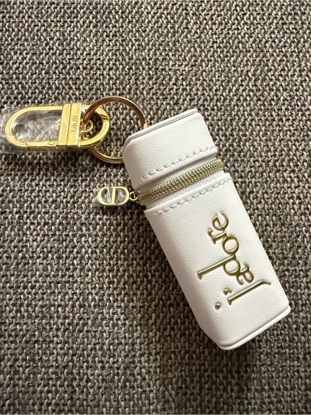 Dior J'adore White Mini Holder Key Ring Holder New Authentic - Picture 4 of 15